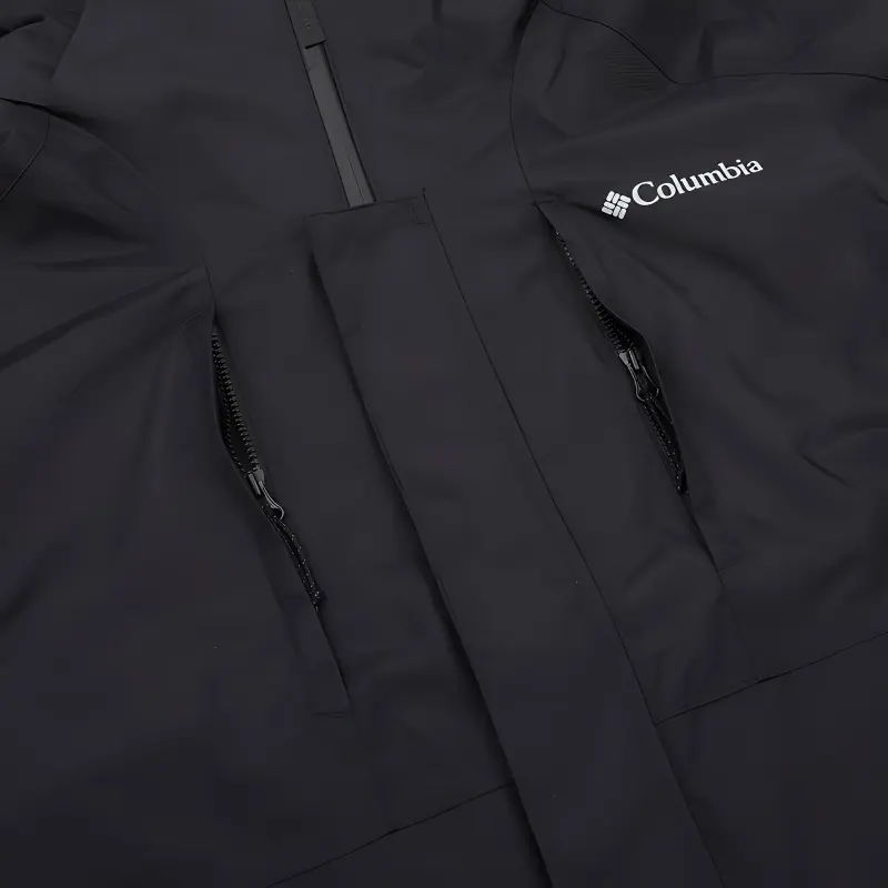 Columbia Urban Living/Travel/Commuting Water-Resistant Windproof Wear-Resistant Warm Windbreaker Jacket Men's Black-2