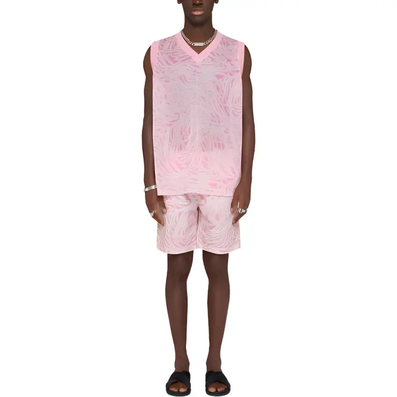 Givenchy Swimming Shorts Men Pink-1