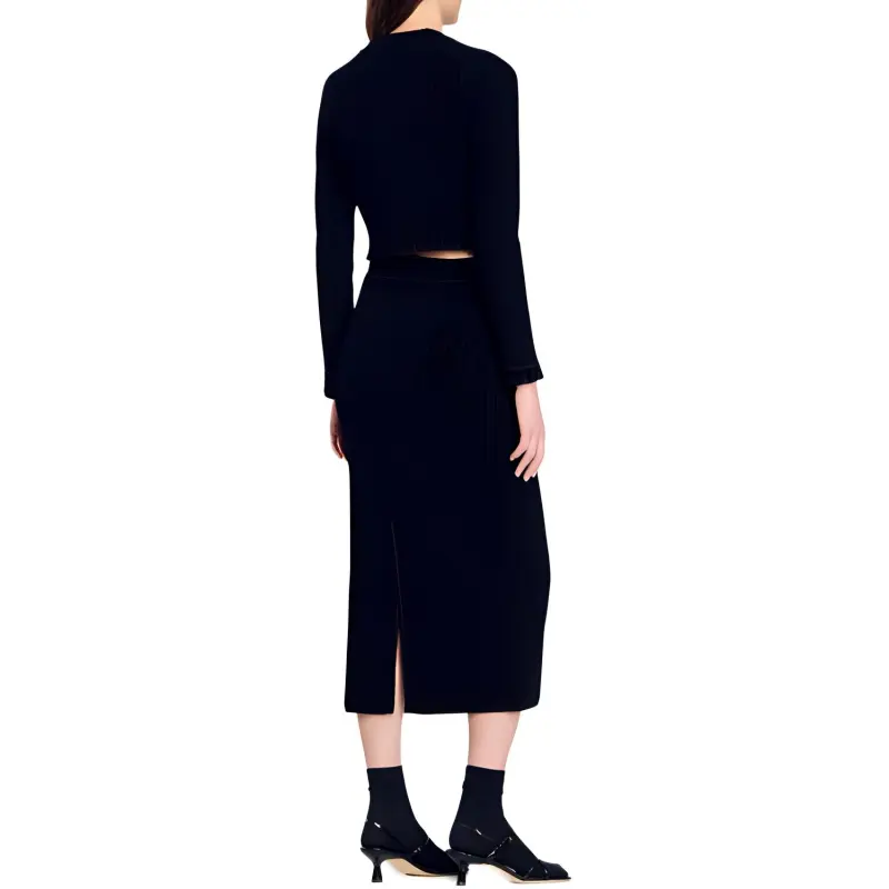 Sandro Open knit Cardigan-2