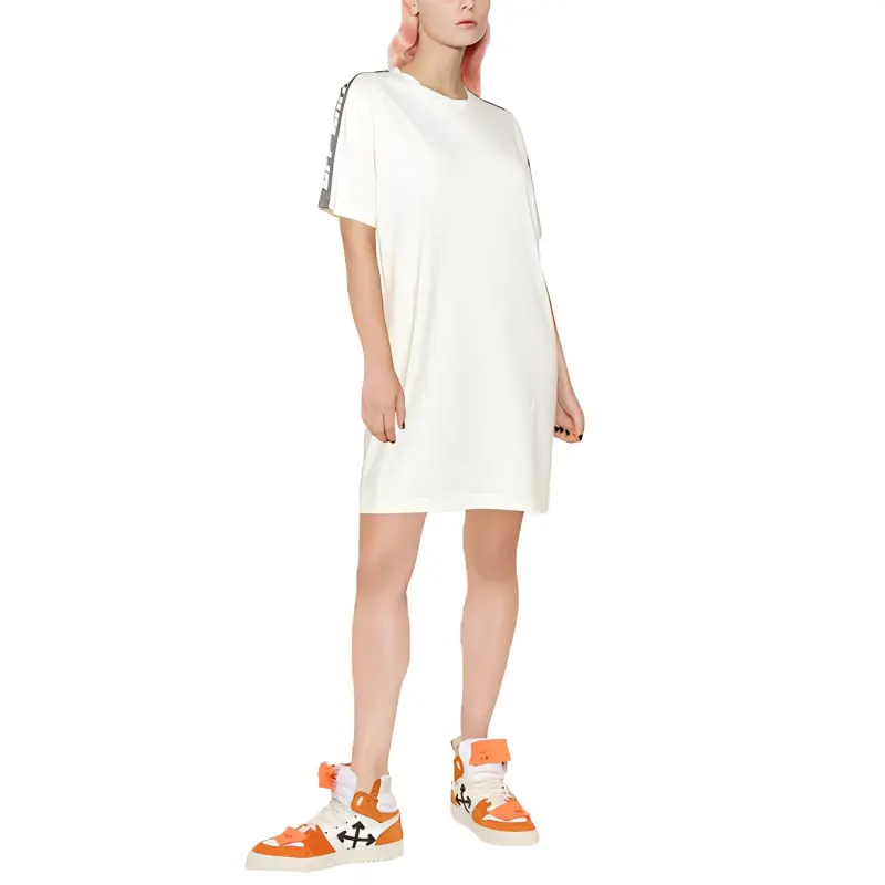 OFF WHITE Side stripe T shirt Dress-3