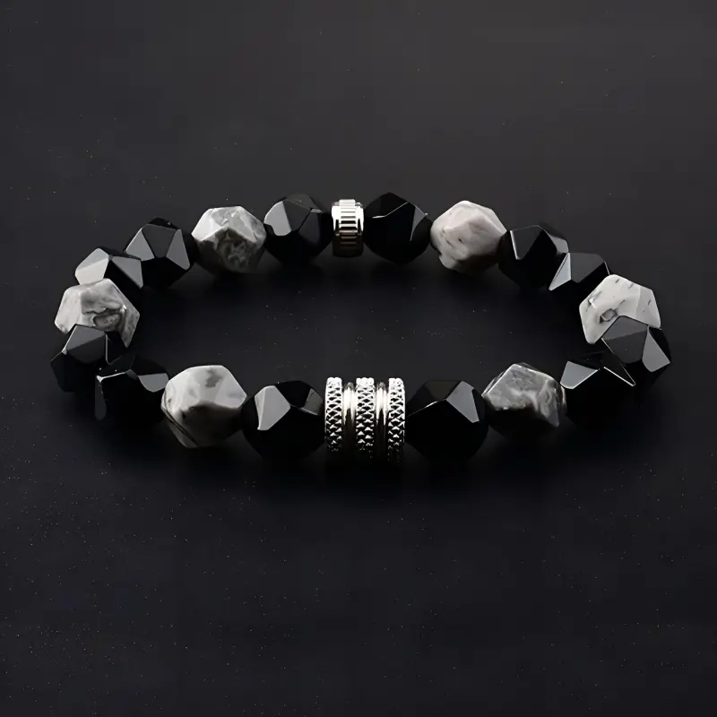 VOEX Map Stone Jade Bracelets Unisex-3