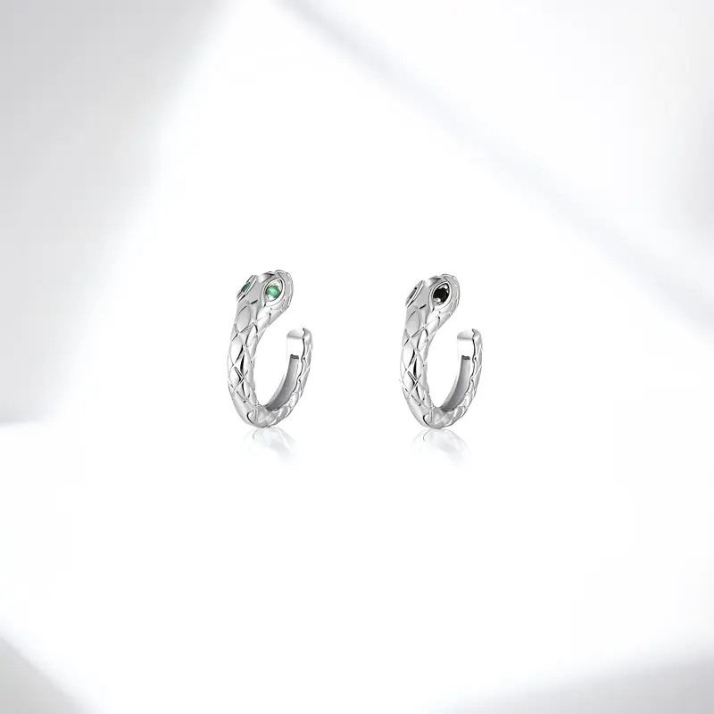 GLOIRE Zircon Clip On Earrings Unisex-8