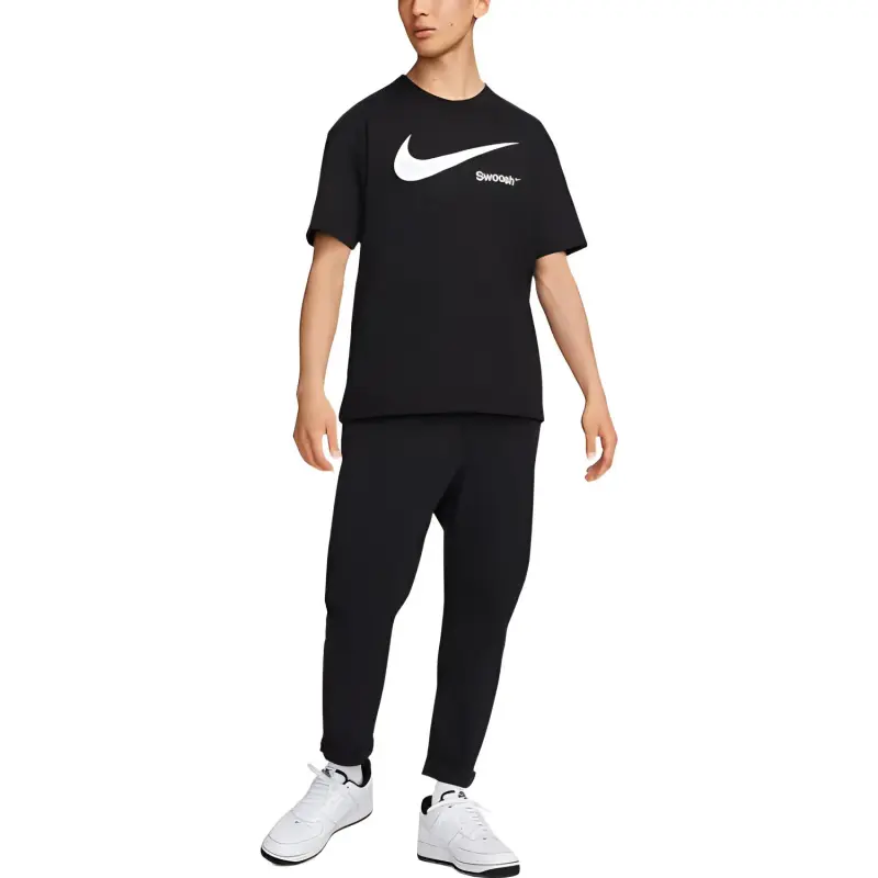 Nike T Shirts Men Black-2
