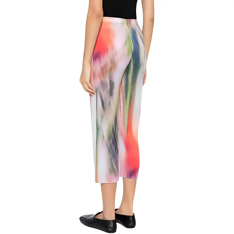 PLEATS PLEASE ISSEY MIYAKE Turnip Spinach Plissé Trousers-2