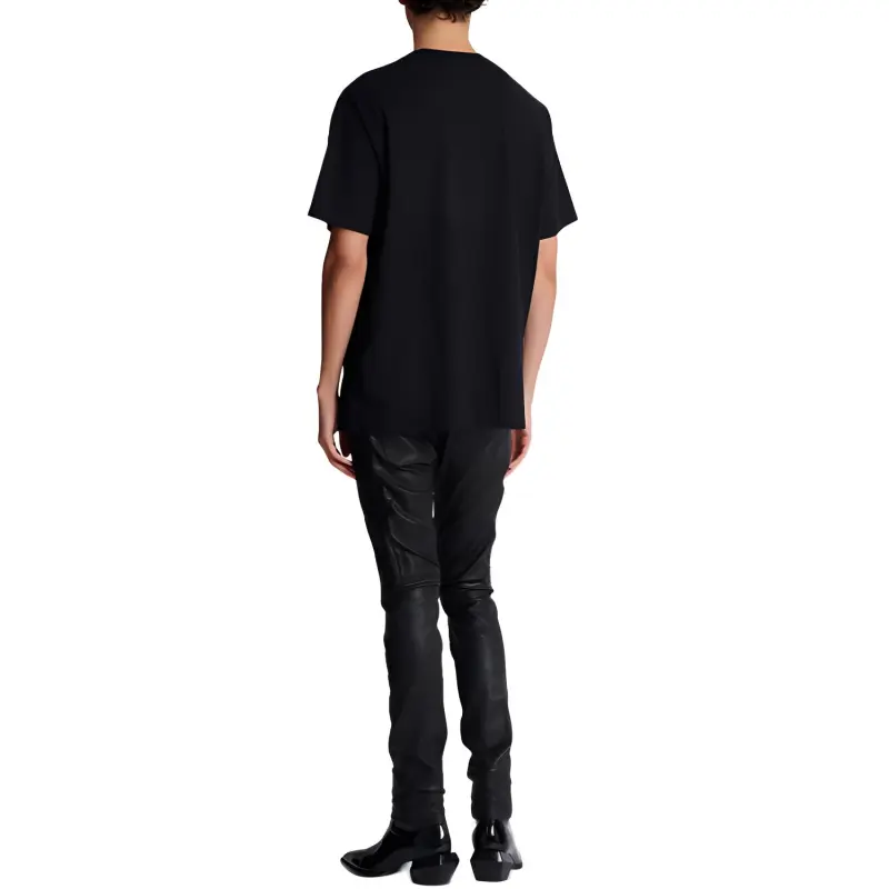 BALMAIN Sequin embellished Cotton T shirt-2