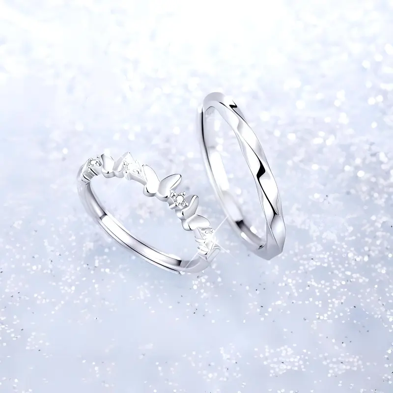 D.K.X S999 Fine Silver Rings Unisex-1