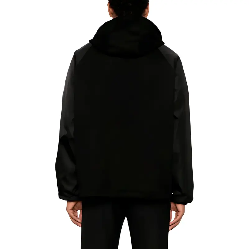 PRADA Logo Plaque Drawstring Jacket-3