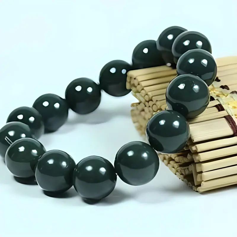 Gifts Hetian Jade Bracelets Green Jade Unisex-1