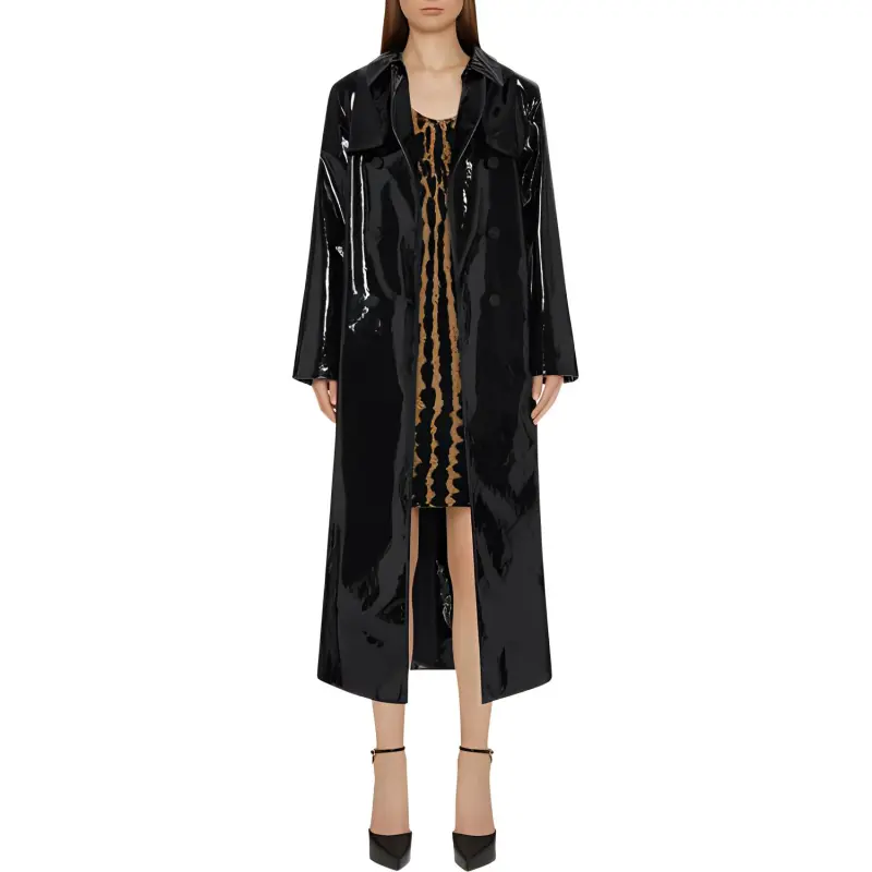 Givenchy Trench Coat Women's Black-2