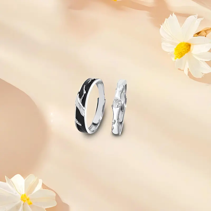 LuluCanaan 999 Fine Silver Rings Unisex-1