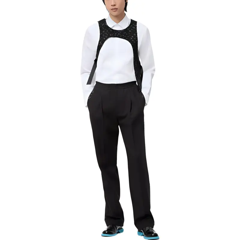 LOUIS VUITTON New Quarterly Products Of LV Vests Men Black-1