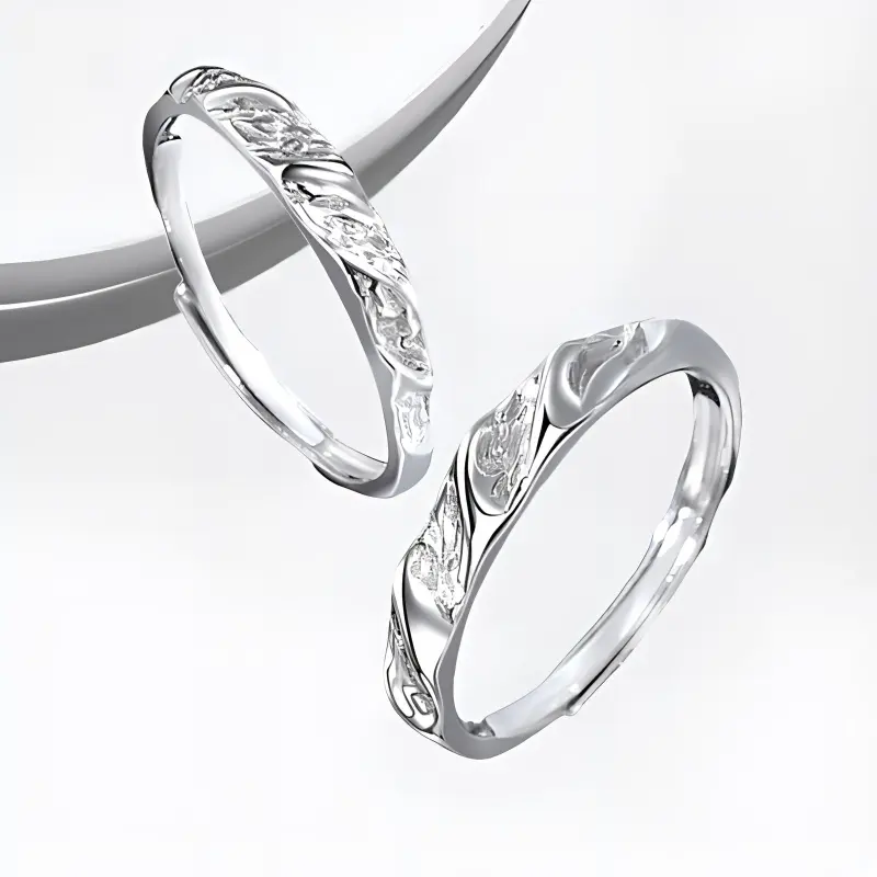 Datang Guoding S 999 Fine Silver Rings Unisex-5