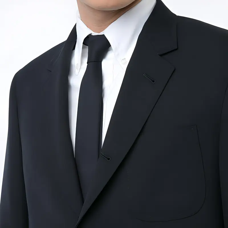 THOM BROWNE Classic Pointed Tie-4