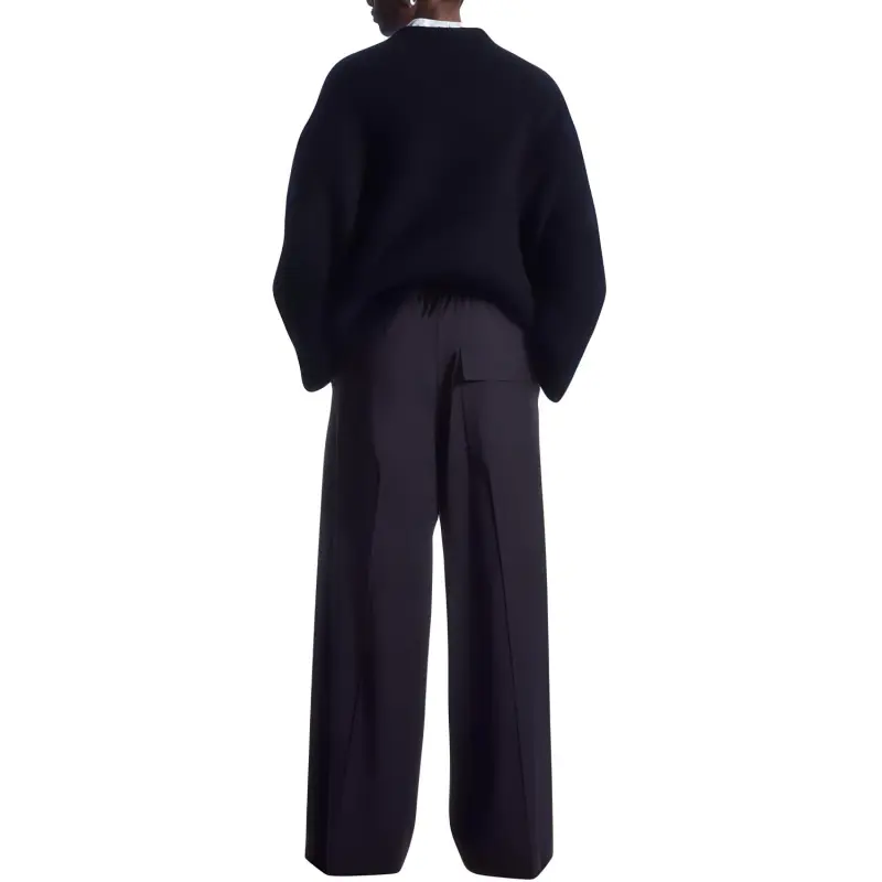 COS Casual Pants Women's Navy Blue-2