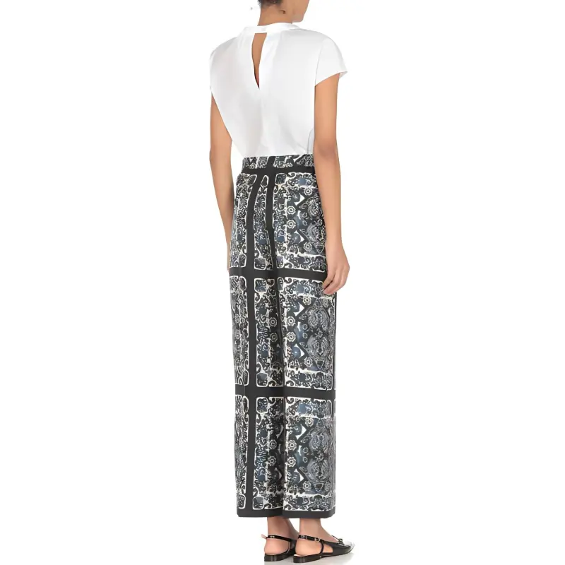 MaxMara Patty Graphic print Cropped Trousers-3