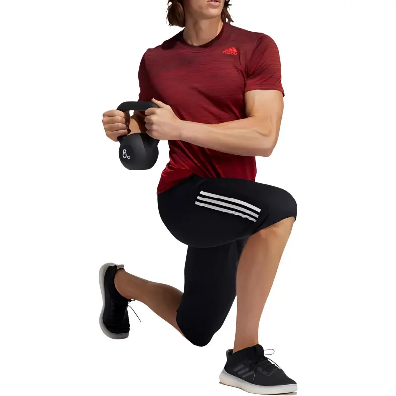 Adidas T-Shirts Men Bright Red-2