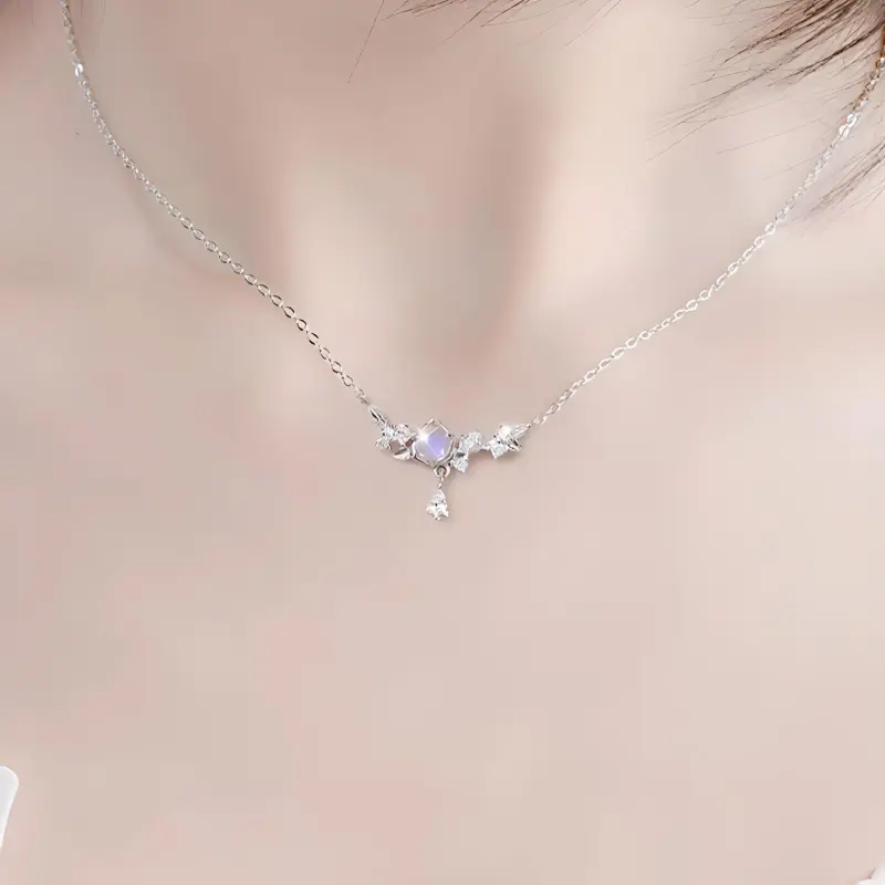 CHINA GOLD Processing 999 Fine Silver Necklaces Women's-1