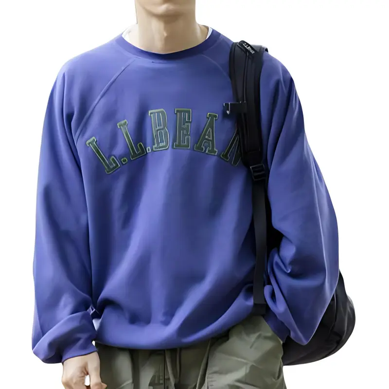 L.L.Bean Sweatshirt Men's Marine Blue-4