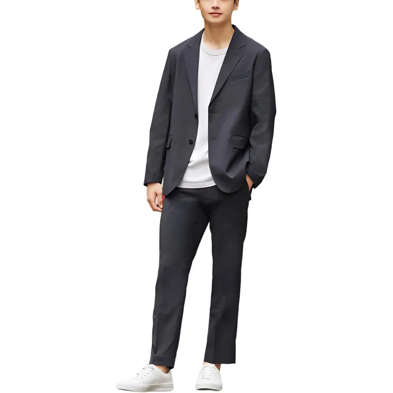UNIQLO Jackets Men Dark Gray-1