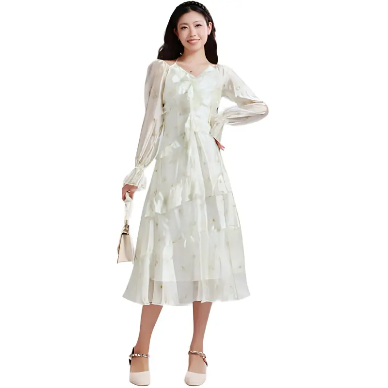 MIXMAX Long-Sleeved Dresses Women's-1