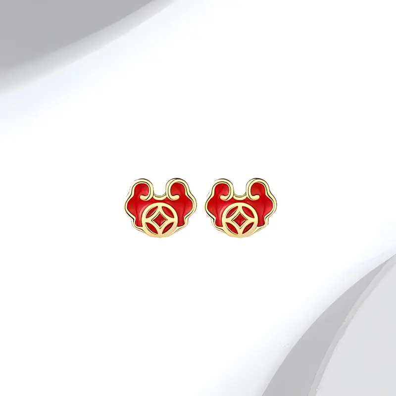 MIDNIGHT MOMENT S925 Sterling Silver Stud Earrings Women's-5