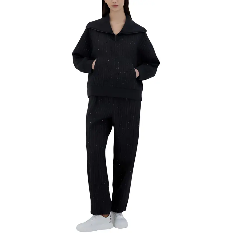HERNO Rhinestone embellished Sweatshirt-5