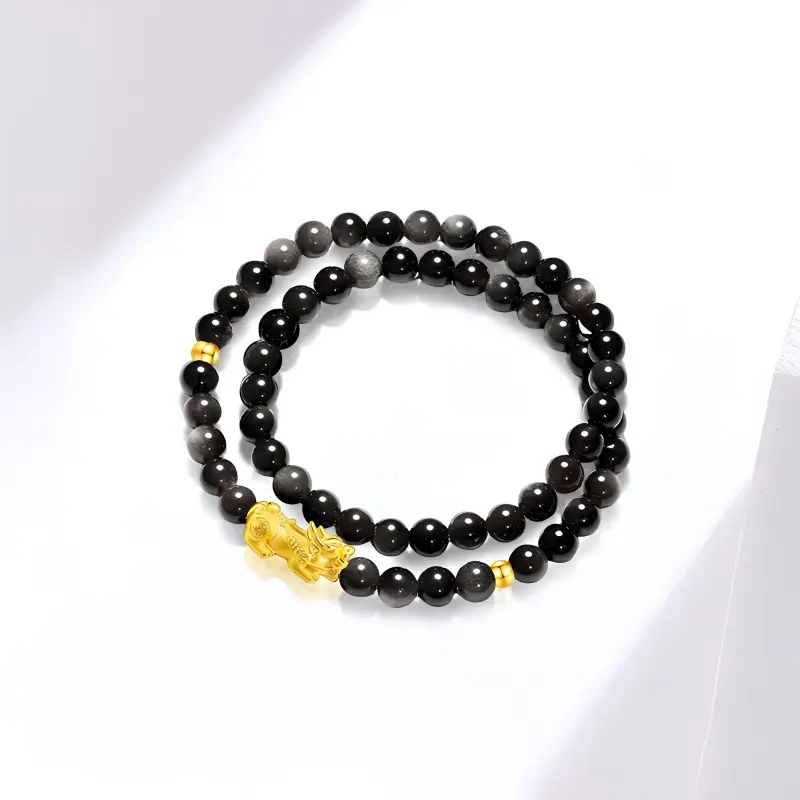 KING TAI SANG Gold Bracelet Unisex-1