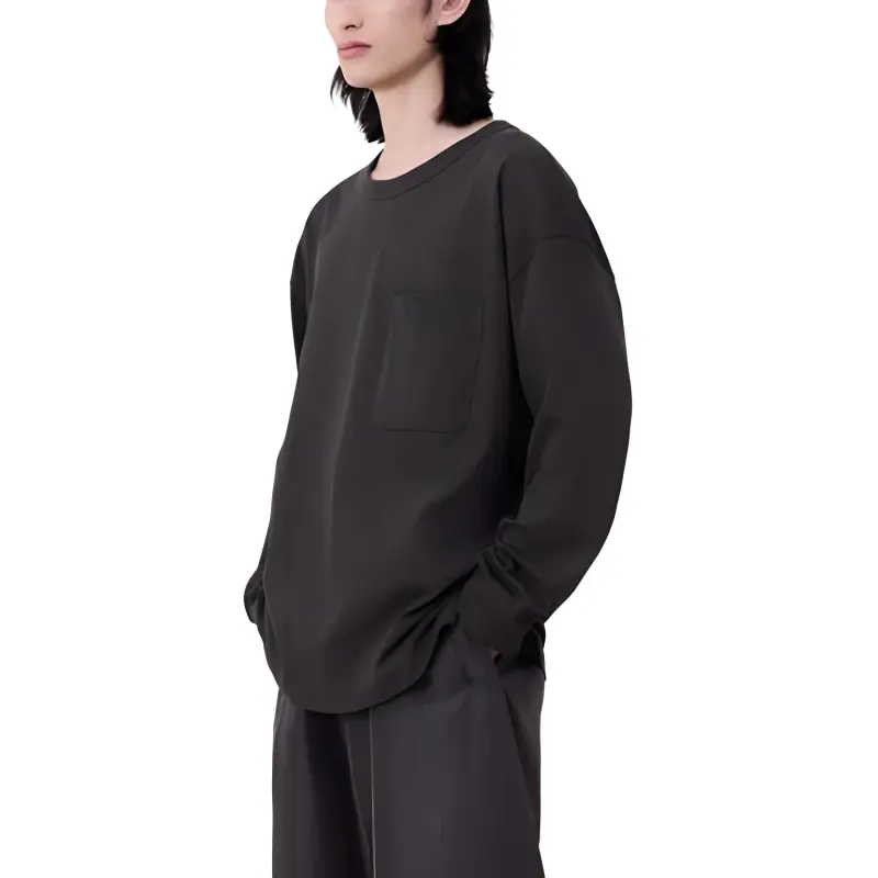 Lemaire Crewneck Long Sleeved T Shirt-1