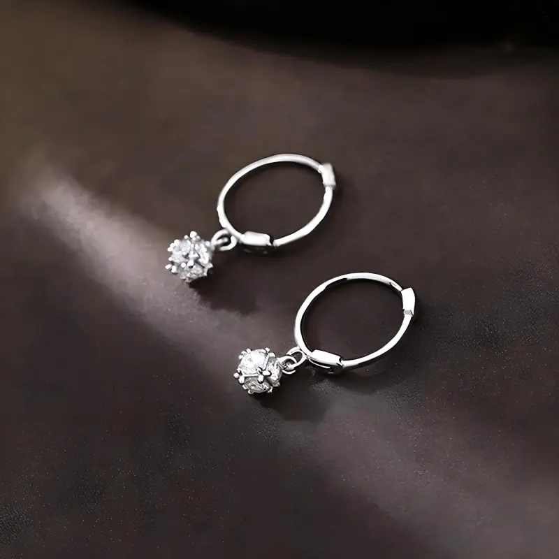 Anxious S925 Silver Earrings Women's-4