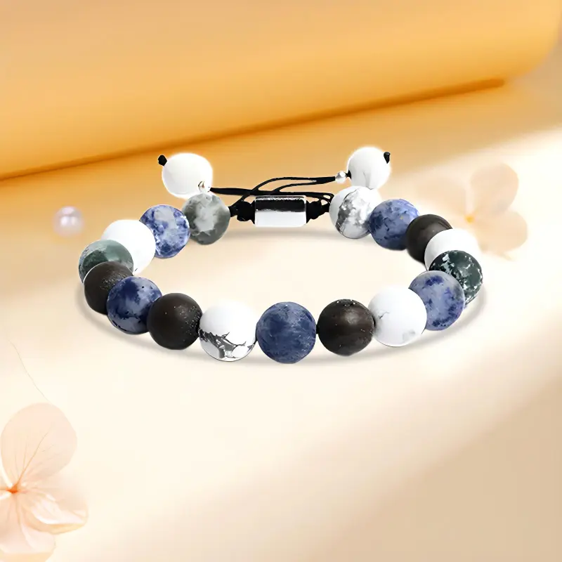 Kim Ka Fook Artificial Stone Bracelets Unisex-3