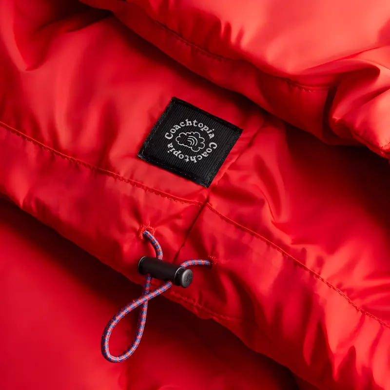 COACH FW24 Puffer Jacket Unisex Brier Red-4