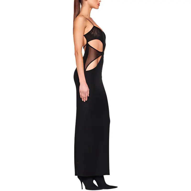 I.AM.GIA KATIYAH DRESS Slip Dresses Women's Black-1