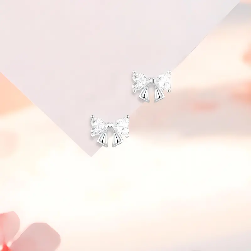 BHI 999 Fine Silver Stud Earrings Women's-1