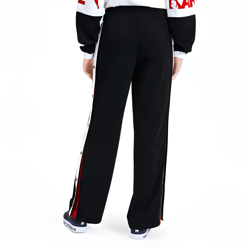 PUMA ONE SHOULDER HEART Knitted Sweatpants Women's Black-2