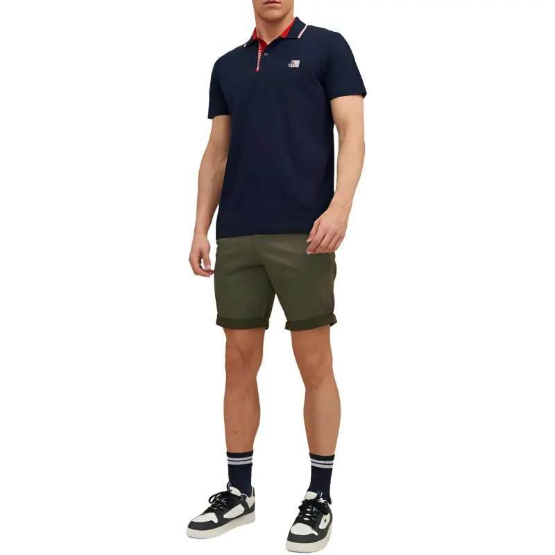 JACK JONES· Polo Shirt Men's Marine Blue-1