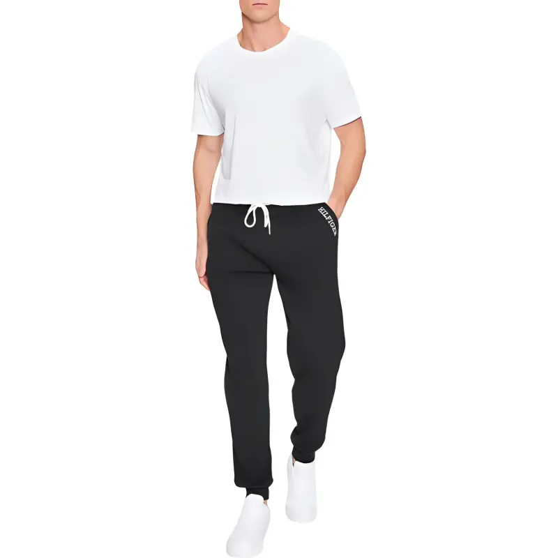 Tommy Hilfiger Knitted Sweatpants Men's Black-4