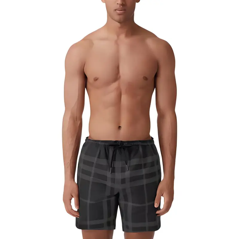 Burberry Swimming Shorts Men Medium Gray-2
