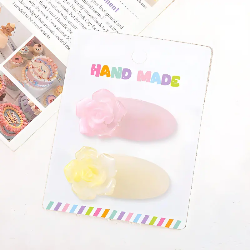 Crafts Women's Resin Hair Clips Women's-5
