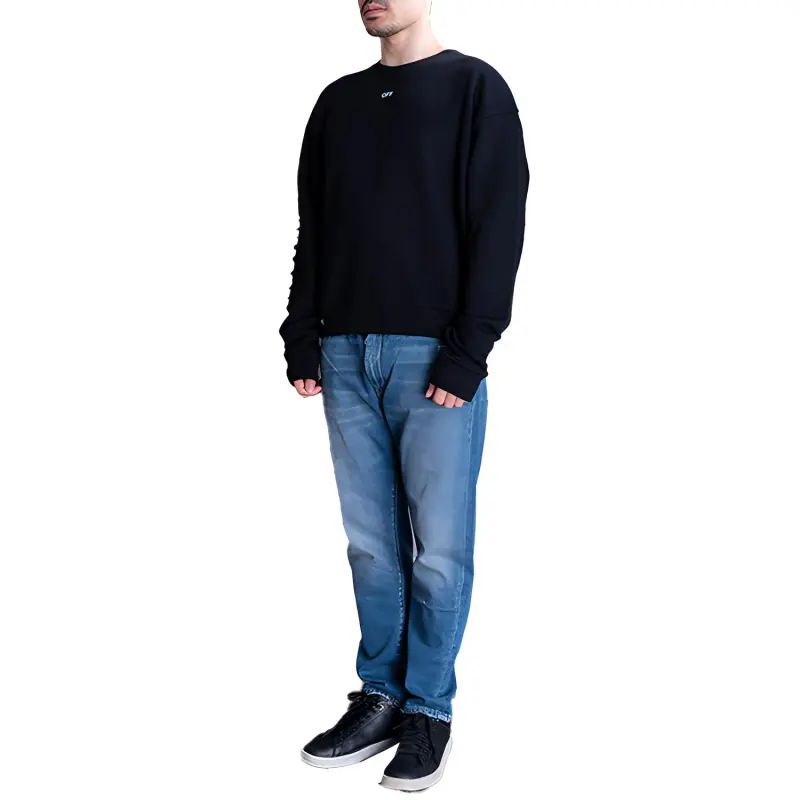 OFF WHITE Sweatshirts Men Black-4