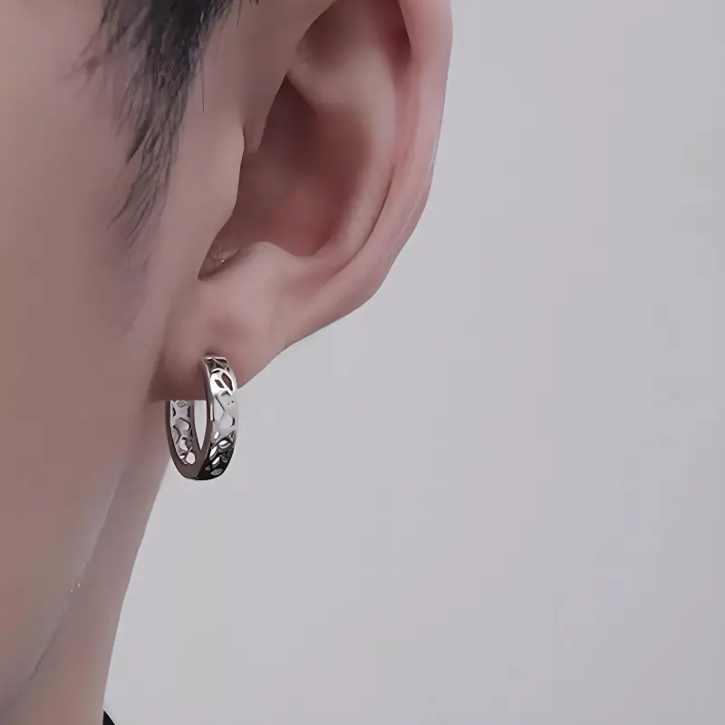 FOREVER MELODY 925 Sterling Silver Earrings Unisex-5