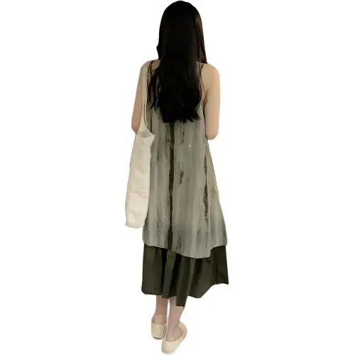 Oudifu Two Piece Skirt Sets Women's