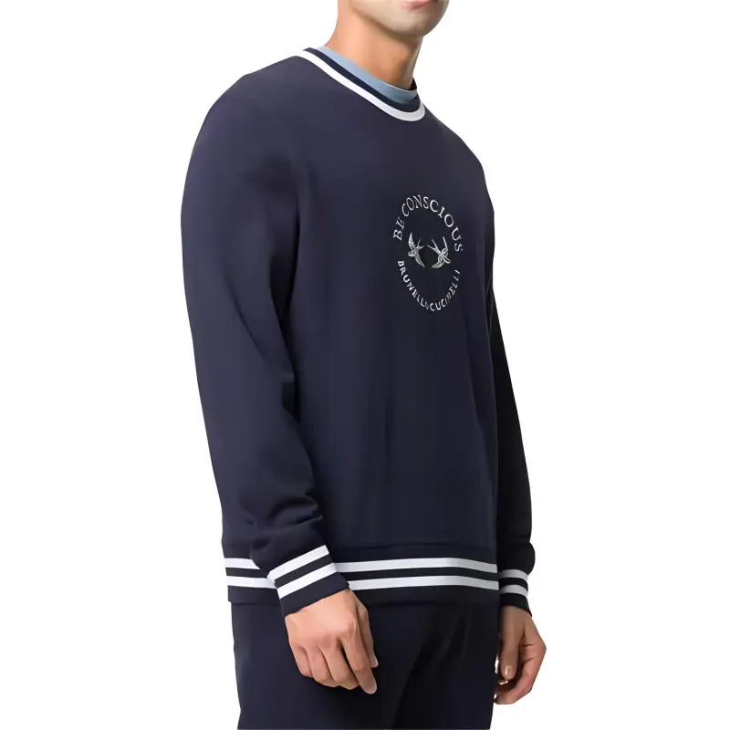 Brunello Cucinelli Sweatshirt Men's Blue-1