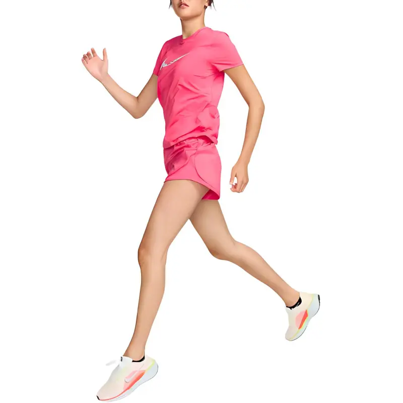 Nike T Shirt Women's Carnation Pink/Glacier Blue-2