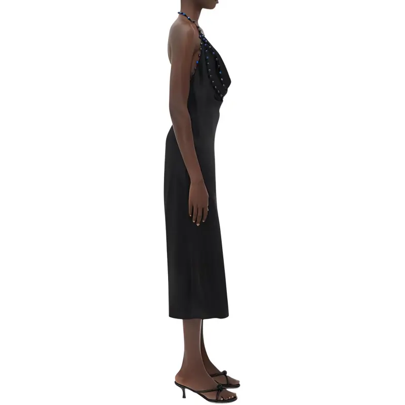 Bottega Veneta Slip Dress Women's Black-2