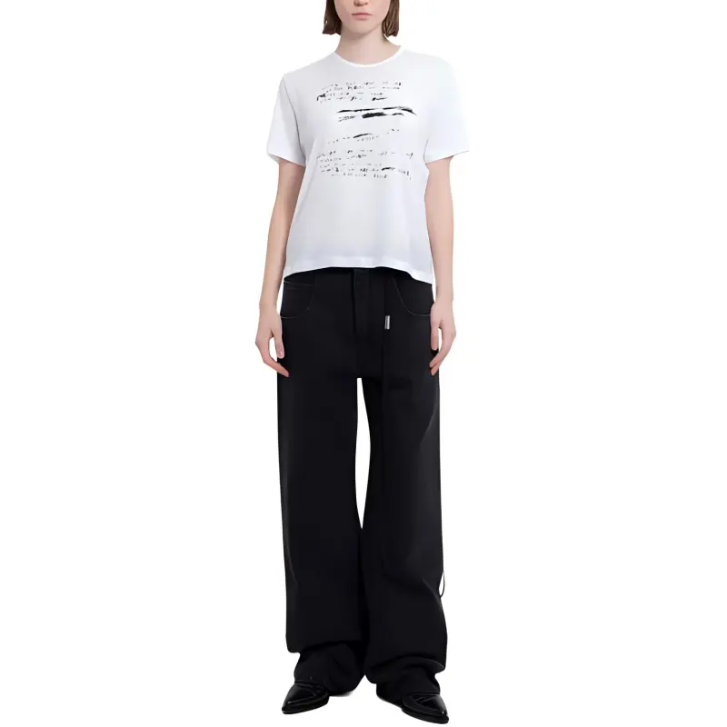 Ann Demeulemeester Bami High Waist Straight Leg Jeans-3