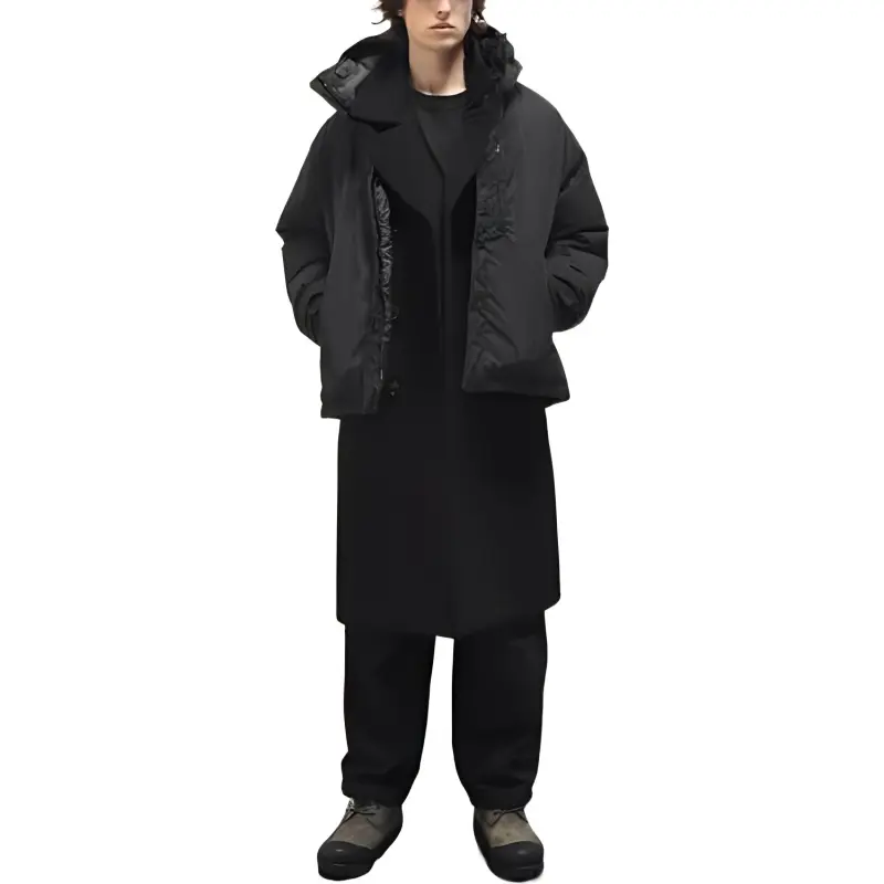 Monkey Time X THE NORTH FACE PURPLE LABEL Down Jackets Unisex Black-1