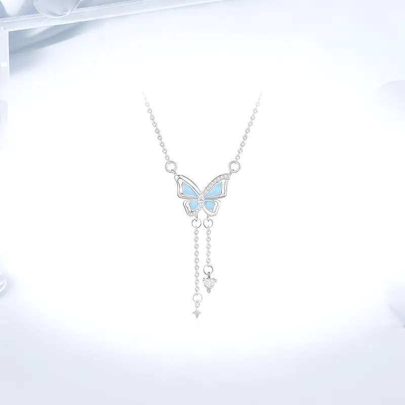 Love Link 999 Fine Silver Necklaces Women's-1