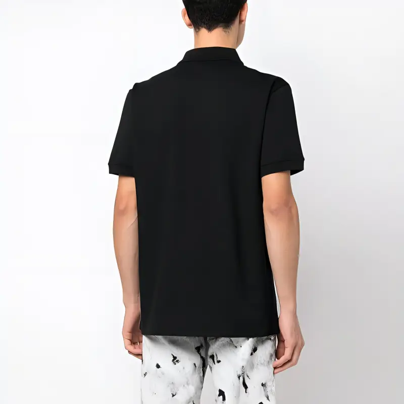 Alexander McQueen Polo Shirts Men Black-3