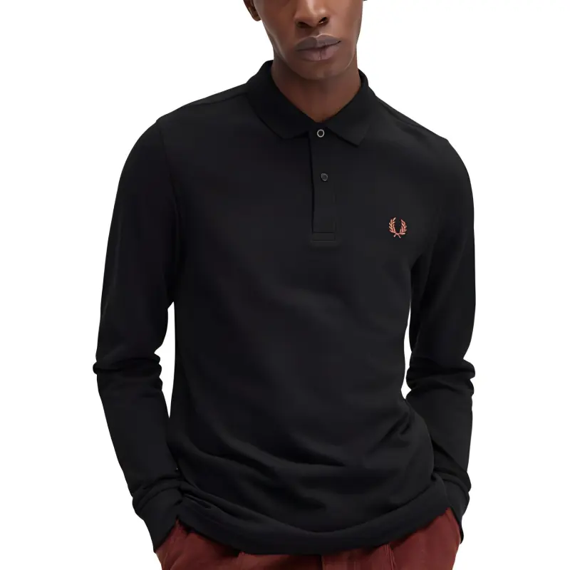 FRED PERRY Logo embroidered Polo Shirt-2
