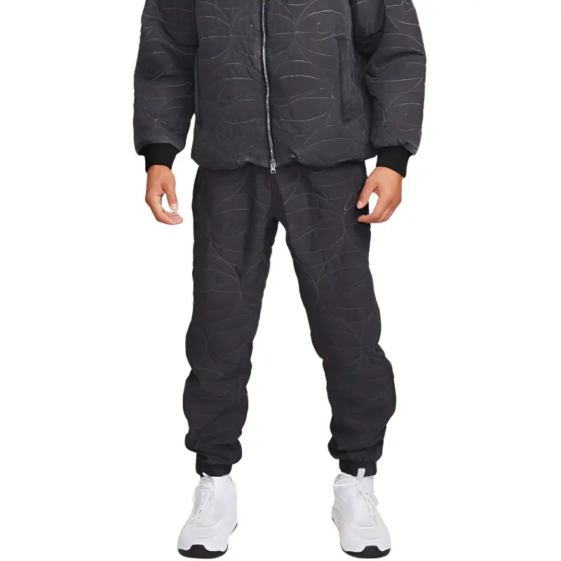 Nike Men's Woven Basketball Trousers Casual Pants Men's Black-1